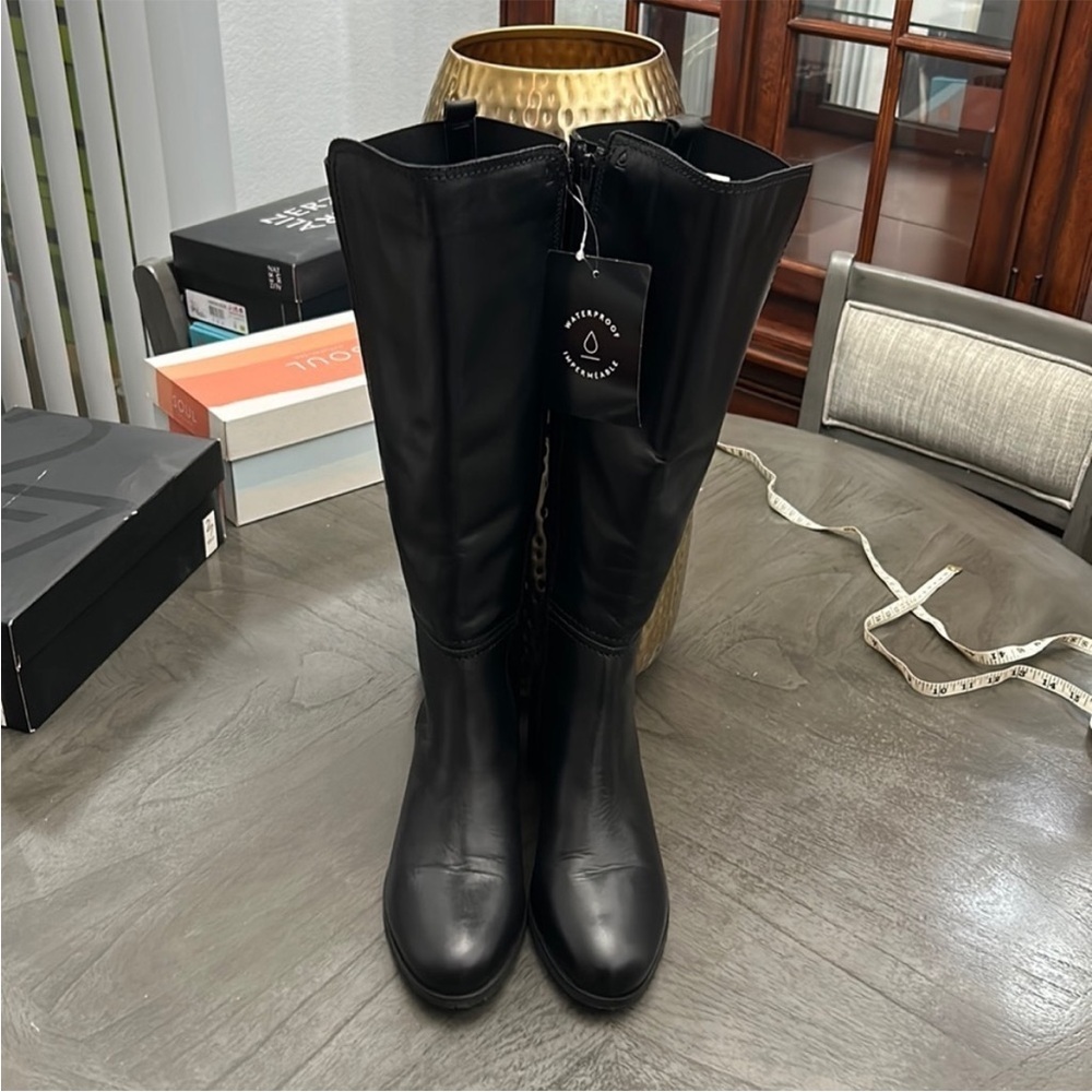 Naturalizer Brent Waterproof Knee High Boot (WIDE CALF)